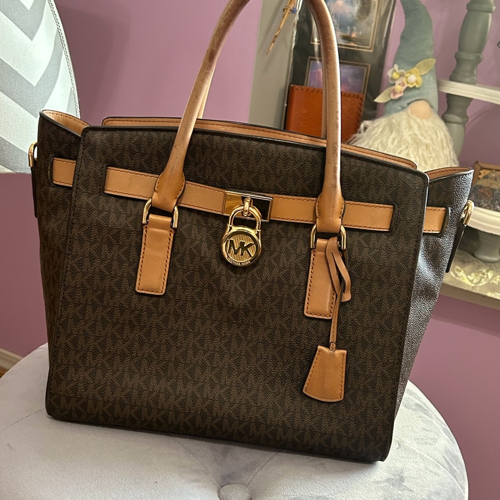 Michael Kors Brown and Tan Women's Bag